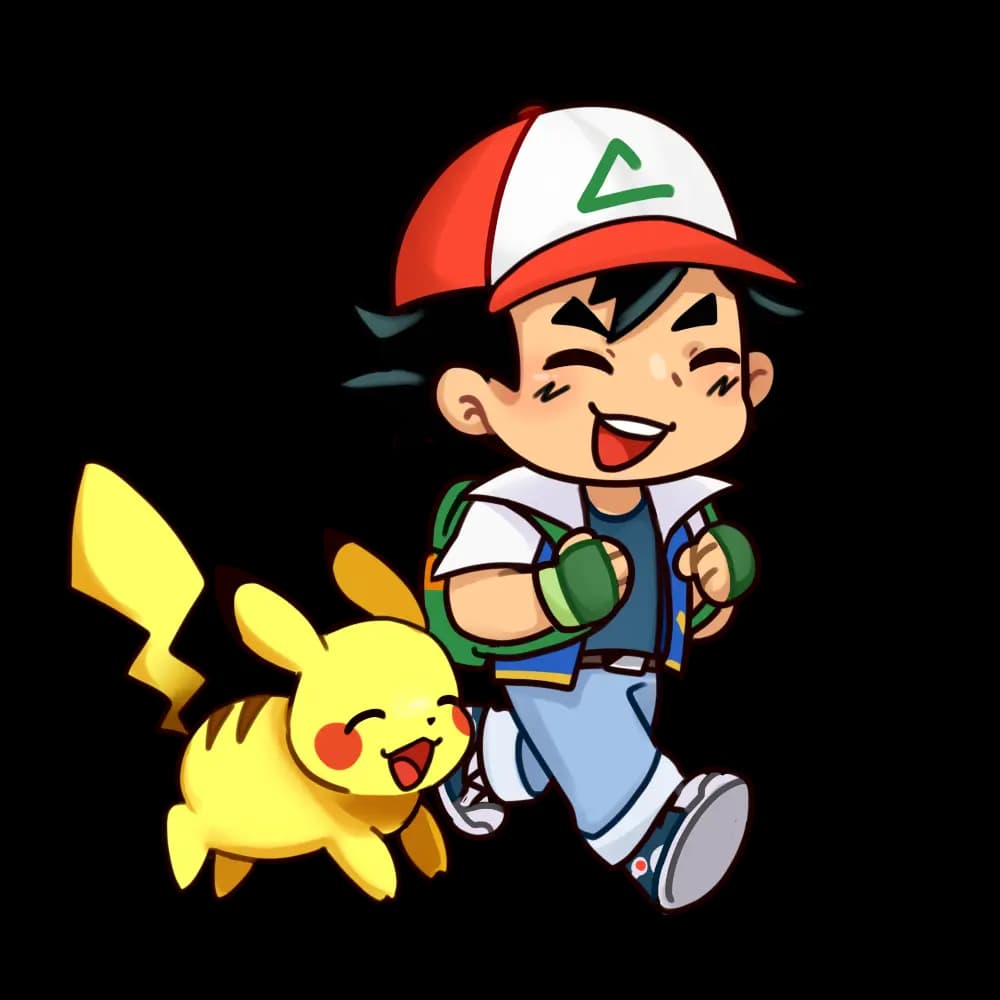 Pokémon Trainer with Pikachu